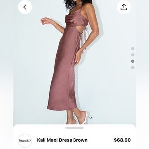 Princess Polly midi satin gown 🤎🤎